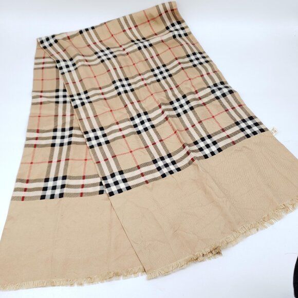 Burberry Vintage Silk Classic Scarf 20-110325 - Picture 4 of 8